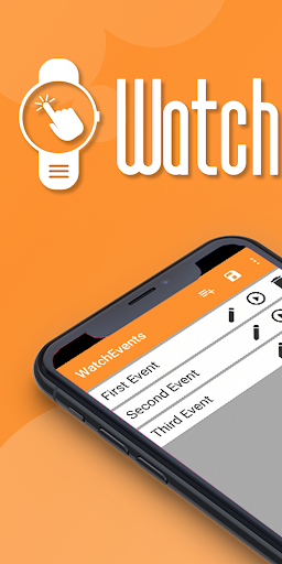 Android application WatchEvents screenshort