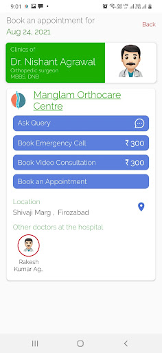 Manglam Orthocare Centre Screen 2