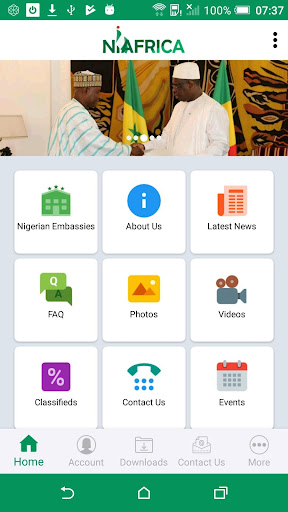 Android application NiAFRICA - Nigerians In Africa screenshort
