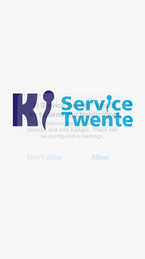 Android application KI Service Twente screenshort