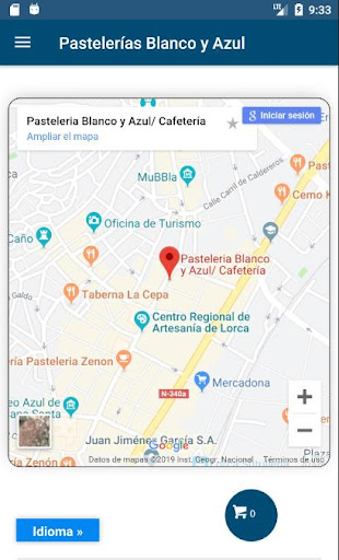 Pastelerías Blanco y Azul Screen 3