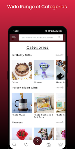Online Gifting & Cakes Offers Screen 3