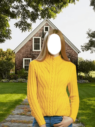 Women Sweater Photo Montage