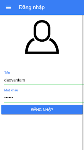 Android application Báo Cấp screenshort