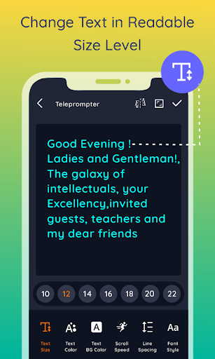Teleprompter Screen 2