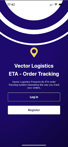 Android application Vector Logistics - ETA Tracker screenshort