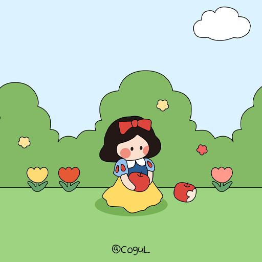 카카오톡 테마 - 숲 속의 꼬마 공주 logo