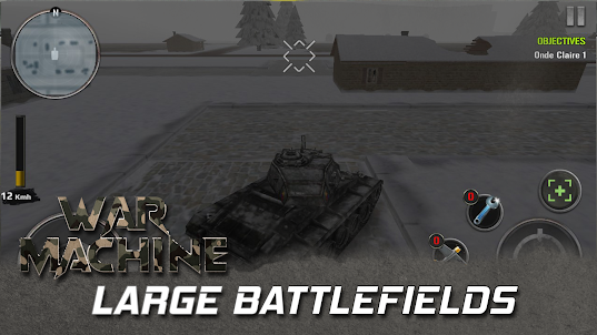 전쟁 기계 탱크 슈팅 시뮬레이션