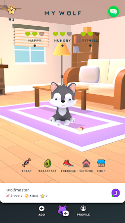 Game screenshot My Wolf - Own a pet wolf hack