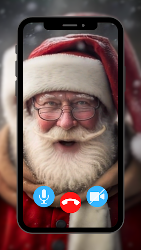 Android application Santa Fake Video Call Prank screenshort