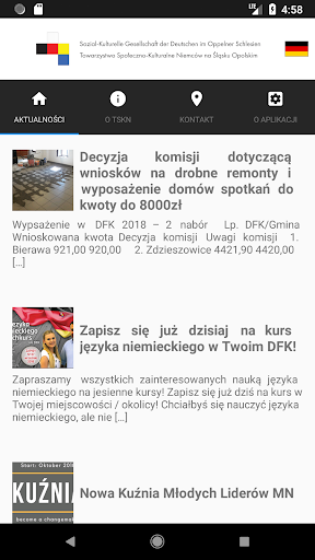 Android application SKGD screenshort