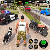 US Police Bike Gangster Chase: Police Bike Games