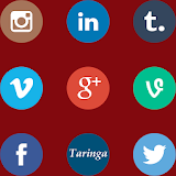 Social networks book icon