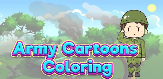 coloring cartoon soldiers