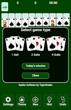 Spider Solitaire - Screenshot 3