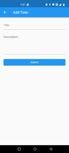 Android application Sepl Todo screenshort