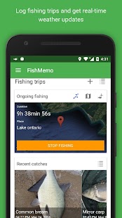 FishMemo - Fishing Tracker with Weather Forecast Captura de pantalla