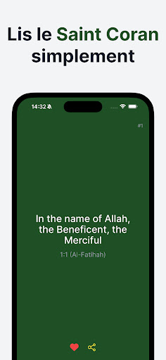 Aperçu de l'application