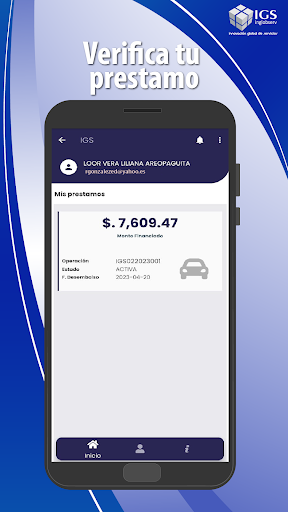 Android application IGS screenshort