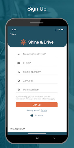Shine and Drive Screen 2