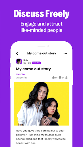 Butterfly - Lesbian Dating, Fo Screen 3