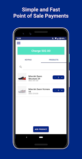 Android application HitPay screenshort