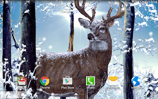 screenshot of Winter Forest Live Wallpaper