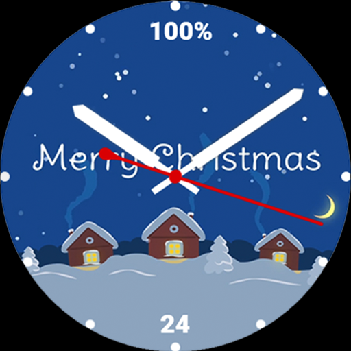 Merry Christmas Eve Snow Santa - AppWisp.com