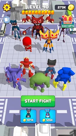 Game screenshot モンスターヘッドマージバトル mod apk