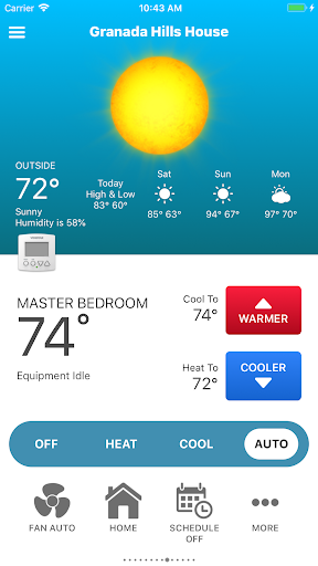 Onelink Thermostat Screen 2