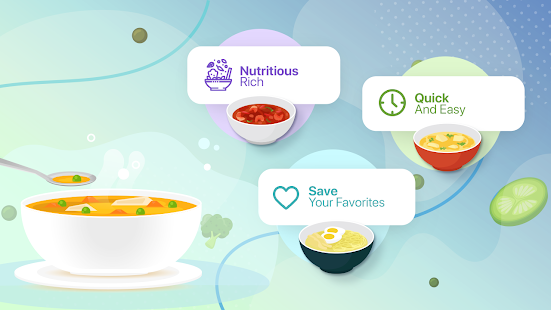Soup Recipes app Screenshot
