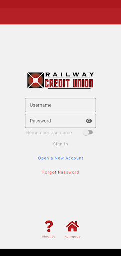 Android application Railway Credit Union screenshort