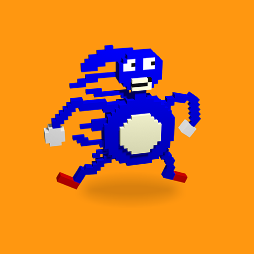 Sanic Run 3D logo