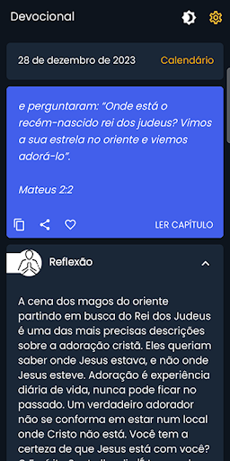 Android application Devocional screenshort