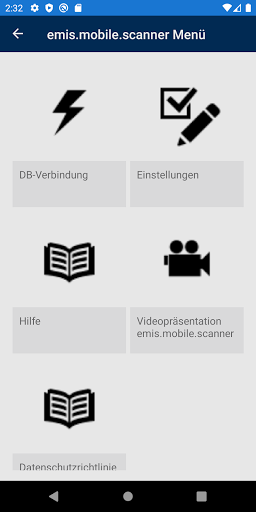 emis.mobile.scanner Screen 2