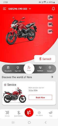 Global Hero App (Except India) Screen 2