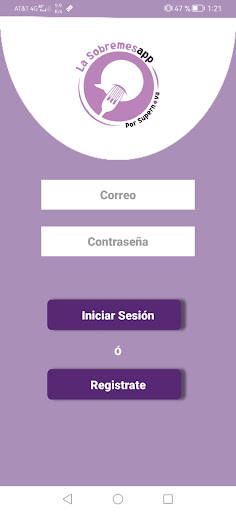 Android application La SobremesApp screenshort