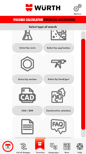 Android application Chemical anchoring volume screenshort