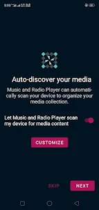 Music and Radio Player
