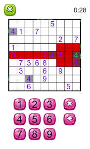 Sudoku - Unique Numbers 2D Off
