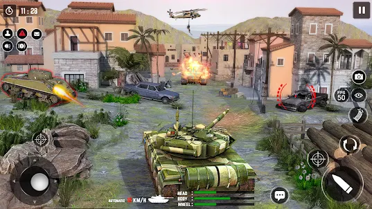 Tank Battle Game - War Game 3D