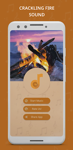 Android application Crackling Fire Sounds screenshort
