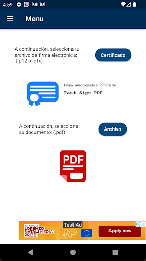 Fast Sign PDF: Firma PDF Screen 2