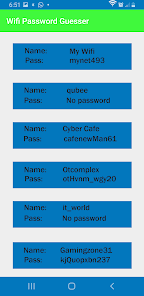 Wifi Password Guesser  screenshots 15
