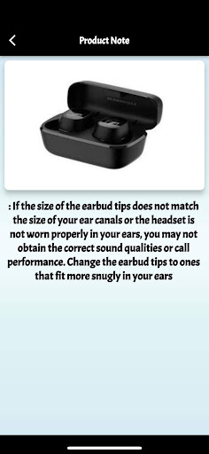 SENNHEISER CX Plus guide Screen 2