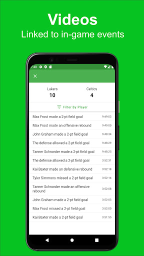 Android application Let's Go screenshort