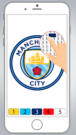 Android application Football Logo Pixel by Number screenshort