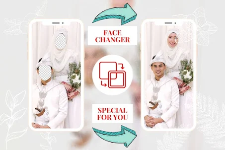 Couple Hijab Wedding Frames Ed