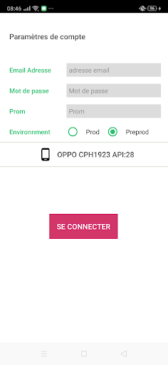 Android application Test Acoba screenshort