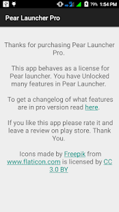 Pear Launcher Pro Screenshot